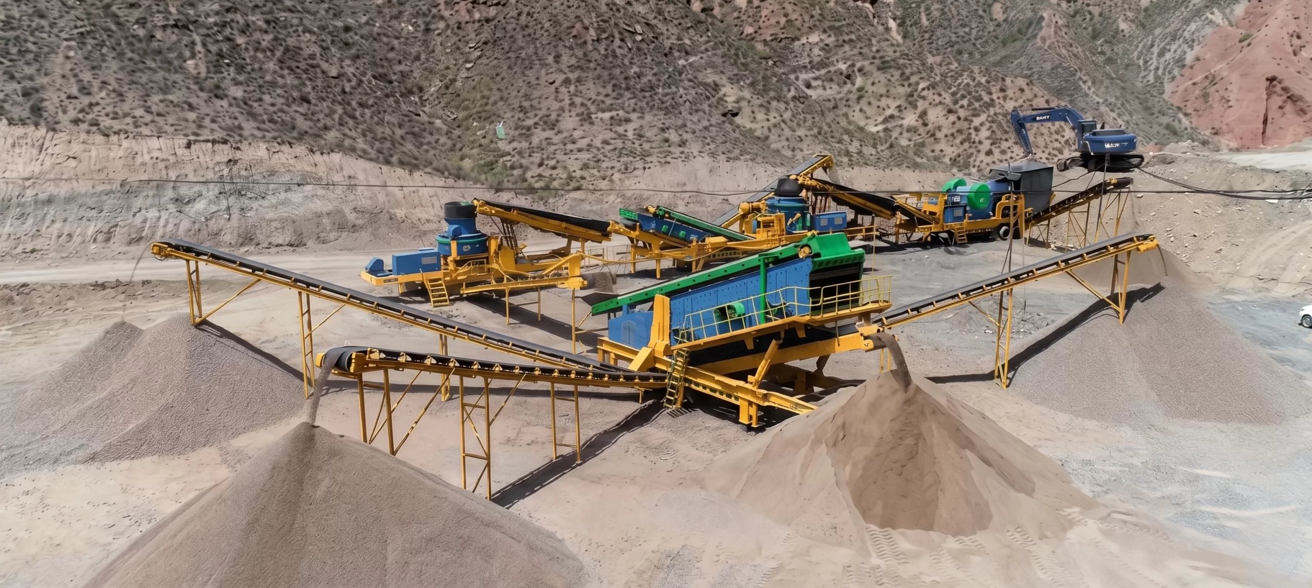 200-300 TPH Stone Crushing Plant for Granite